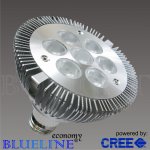 &nbsp;Blueline economy&nbsp;LED Par30&nbsp;14W&nbsp;warm wit&nbsp;Mat alu&nbsp;38 graden&nbsp;